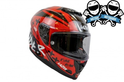 Kask motocyklowy z blendą Lazer Rafale Evo Oni Red