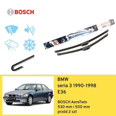 ДВОРНИКИ ПЕРЕД DO BMW SERIA 3 E36 (1990-1998) BOSCH