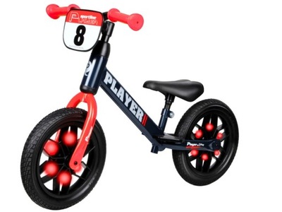 Rowerek biegowy QPLAY Player Czerwony