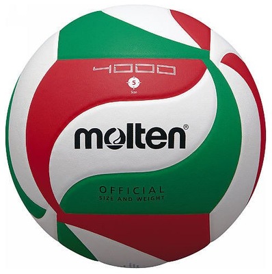 Piłka siatkowa Molten V5M4000 r.5 biało-czerwono-zielona