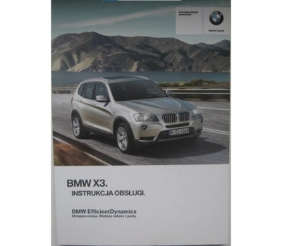 BMW X3 F25 2010-2014 POLSKA MANUAL MANTENIMIENTO KOLOROWA ORIGINAL 2012 AÑO  