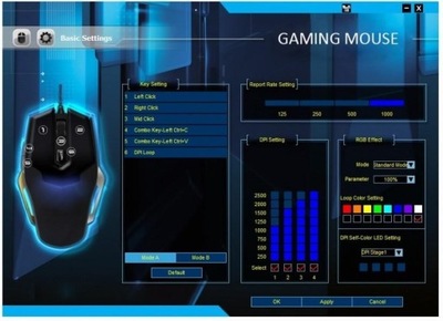 Gamingowa mysz optyczna USB Falcon