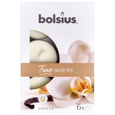 Bolsius True Scents Podgrzewacz 4h Wanilia 6szt