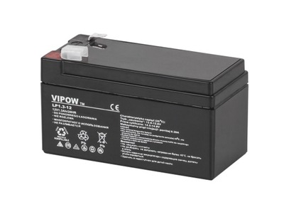 Vipow BAT0213 Akumulator żelowy 12V / 1.3Ah UPS