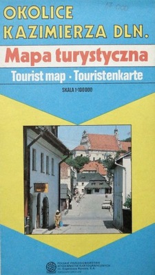 Okolice Kazimierza Dolnego Mapa turystyczna