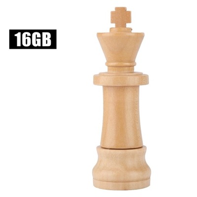 Drewniany kształt szachowy Pamięć USB 2.0 Flash