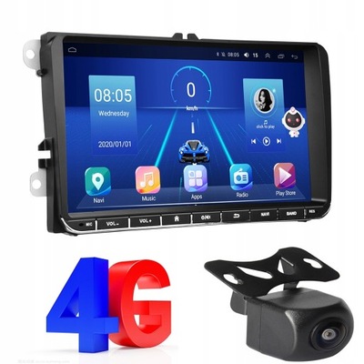 RADIO 2DIN ANDROID VW GOLF PASSAT B6 B7 4G 64G DSP  