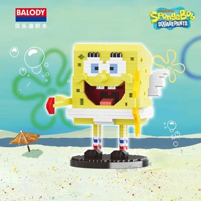 New SpongeBob SquarePants Cartoon Building Blocks Anime Figure Patrick