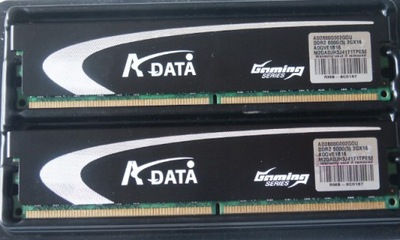 Pamięć DDR2 4GB 800MHz PC6400 Adata Gaming Edition 2x 2GB Dual Gwarancja
