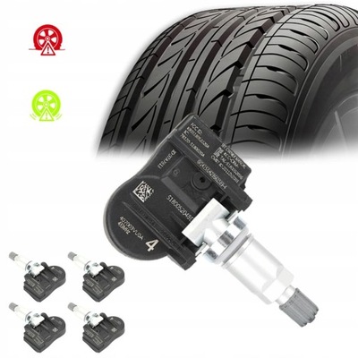 4 PIEZAS SENSORES DE PRESIÓN TPMS 40700-3VU0A NISSAN  