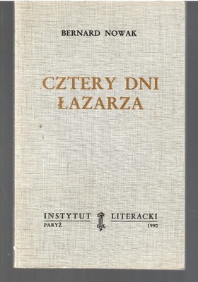 Nowak Cztery dni łazarza