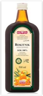 Rokitnik sok 100% 500ml POLSKA RÓŻA