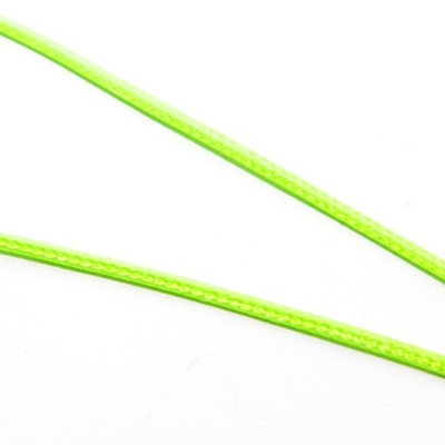 Rzemyk linka woskowana 50 cm na szyję zielona neonowa