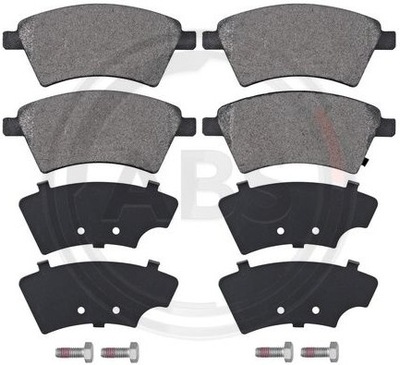 Гальмівні колодки гальмівні fiat sedici 1.6-2.0 06-14 перед фото №1