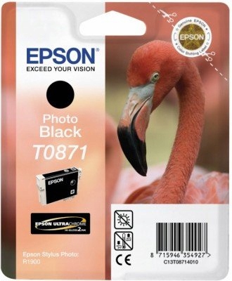 TUSZ ORYGINAŁ EPSON T0871 PHOTO BLACK R1900