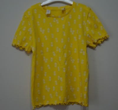top bluzka koszulka w prążki H&M 8-10 l 134/140 G101