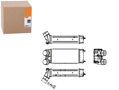 Nrf 30191 радіатор повітря наддувний фото №1