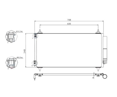 Радіатор кондиціонера citroen c8 ea/eb 02-14 -ic фото №1