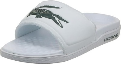 LACOSTE BUTY DAMSKIE KLAPKI BIAŁE Z LOGO 38 1ŻHB