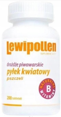 LEWIPOLLEN Drożdże Piwowarskie Pyłek Kwiatowy 200t