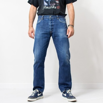 Levi's 501 jeansy VINTAGE z prosta nogawka W36 L32