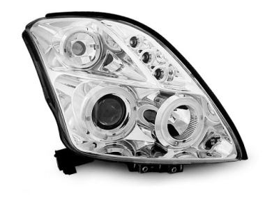 Ліхтарі  фари suzuki swift 05-10 кільця хром фото №1