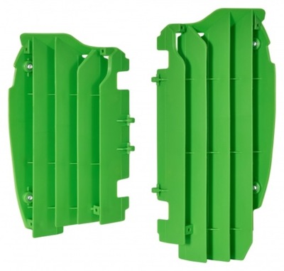 REJILLAS DEL RADIADOR POLISPORT KAWASAKI KX 450 COLOR VERDE  