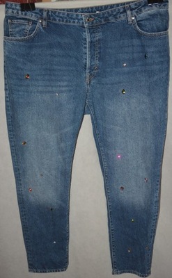 Jeansy rurki H&M 48/50