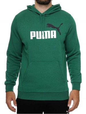 BLUZA męska PUMA z kapturem 586765-37 zielona M M