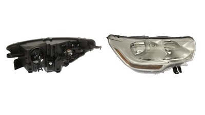 Лампа фара передний правый citroen c4 b7 10- фото №1