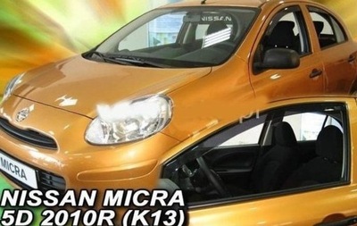 DEFLECTORES HEKO NISSAN MICRA K13 5D 2010-2017 4SZTUKI  