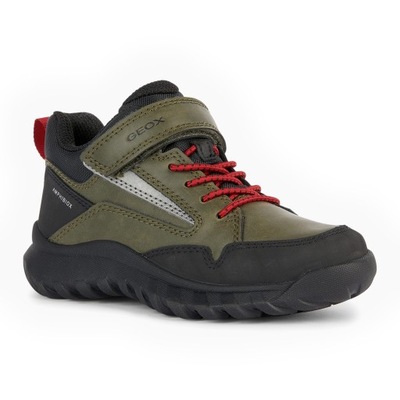 Buty juniorskie Geox Simbyos Abx dark green/red 27 EU