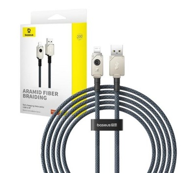 Kabel Baseus ARAMID USB-A do Lightning 2.4A 2m