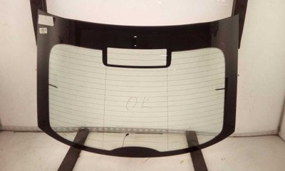 Скло задня задня skoda rapid 2012- зелений оригінальна з підігрівом світла фото №1