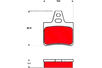 КОЛОДКИ ТОРМОЗНЫЕ CITROEN ЗАД XM 2,0-3,0 89-00 TRW