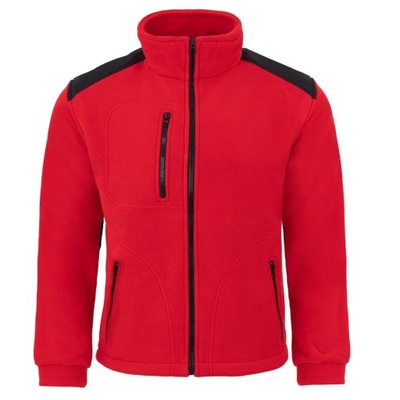 Gruby polar bluza polarowa red rozpinana mocna