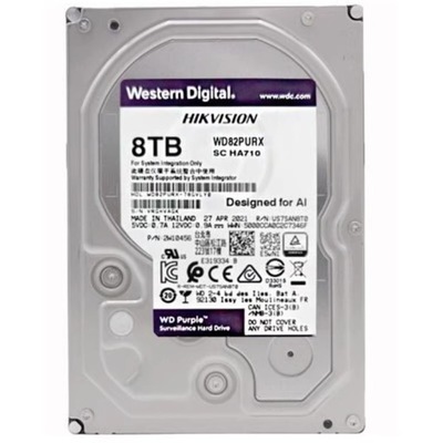 Dysk twardy Western Digital WD82PURX 8TB SATA III 3,5"