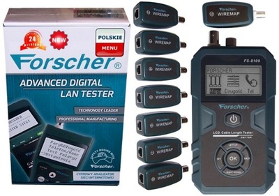 TESTER SIECI INTERNETOWEJ LAN FORSCHER FS8109-8T