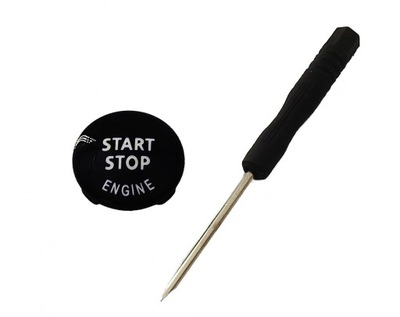 Накладка na кнопка кнопка запуск стоп bmw czarna фото №1