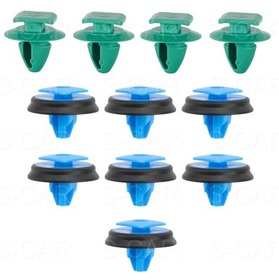 Набор клипсы do задний накладки крыла jeep renegade 5sr17jxwaa 68102758aa фото №1