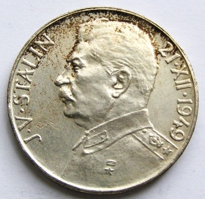 Czechosłowacja 100 koron Stalin 1936r.-srebro STAN!!