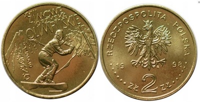 Moneta 2 zł 1998 Zimowe Igrzyska Olimpijskie