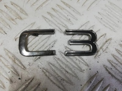 Citroen c3 iii значок емблема кришки багажника фото №1