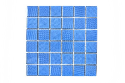 Mozaika-plaster: AL 8526, kostka, niebieski, połysk