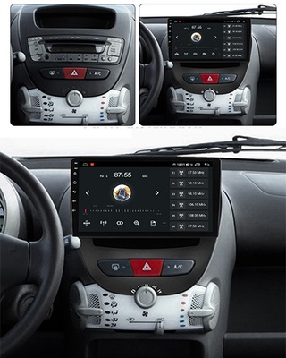 RÁDIO NAVIGÁCIA GPS PEUGEOT 107 2005-2014 ANDROID