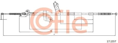 CABLE HAM.TOYOTA RAV4 3/DRZWI P /COFLE/ 17.1557 COFLE 17.1557  