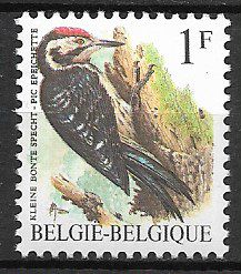 Belgia - ptak fr 1,00 - 1