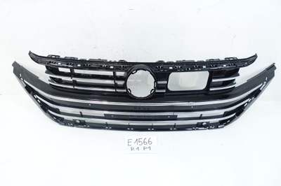 Решётка радиатора решётка радиатора бампера vw arteon lift 20- hybrid фото №1