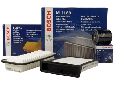 BOSCH SET FILTERS CITROEN C1 PEUGEOT 107 1.0  