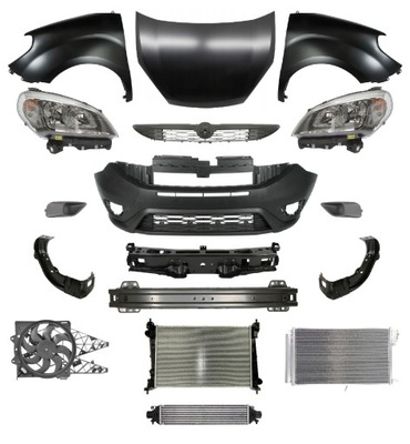 Doblo 15- перед капот бампер pas лампа крыло фото №1